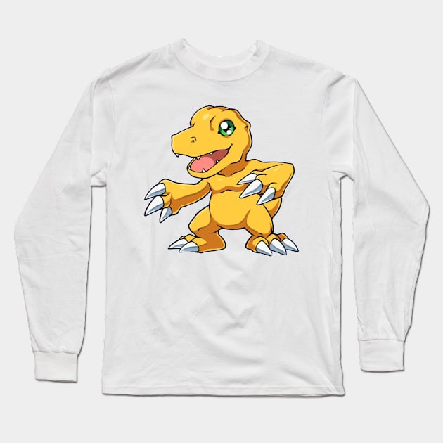 agumon Long Sleeve T-Shirt by fancy ghost